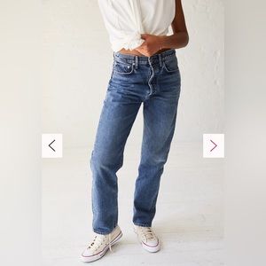 Agolde Free People 90’s Pinch Waist Jeans, Size 28